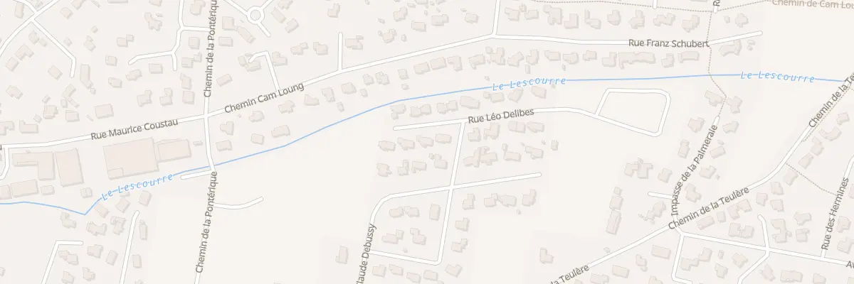 Plan du 3 Rue Gabriel Faure à Lescar