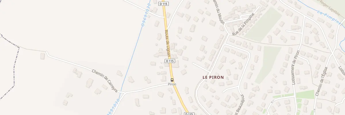 Plan du 23 Rte de Lignan à Sadirac