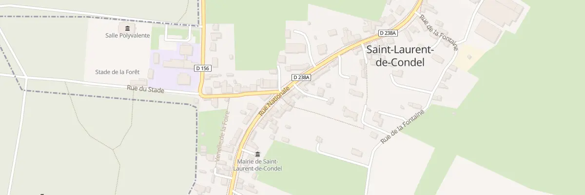 Plan du 51 Rue Nationale à Saint-Laurent-de-Condel