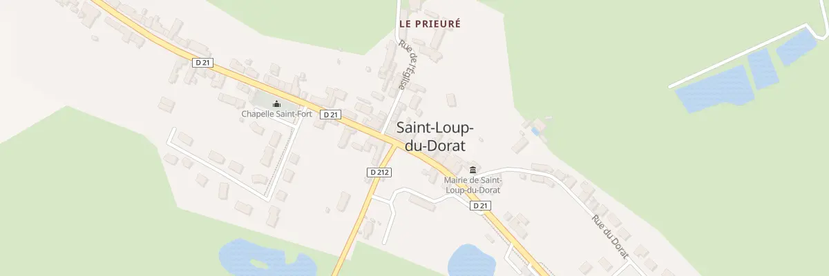 Plan du 16 Rue Principale à Saint-Loup-du-Dorat