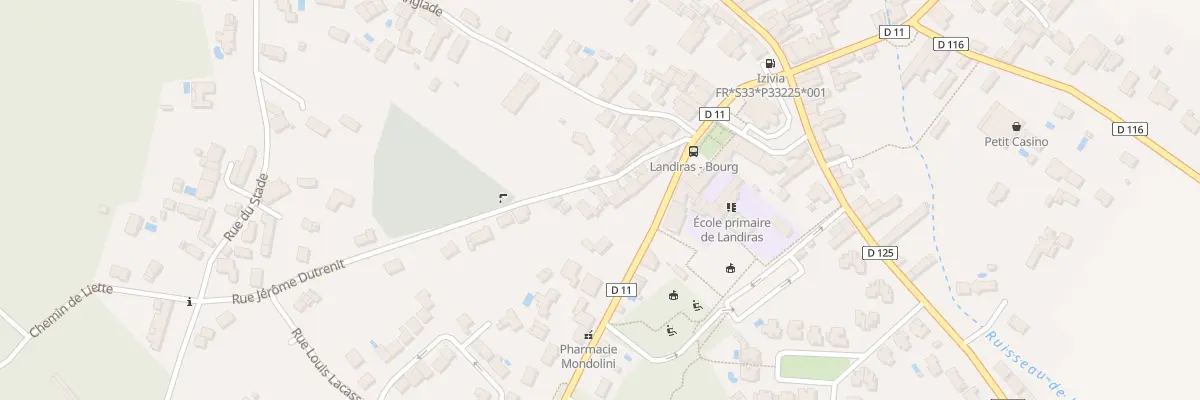 Plan du 5 Rue Jérome Dutrenit à Landiras