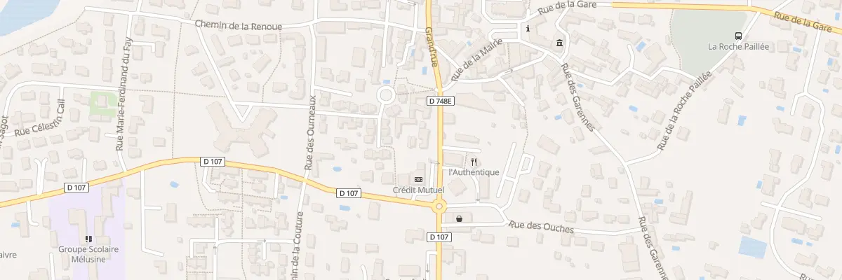 Plan du 61 Grand’rue à Échiré