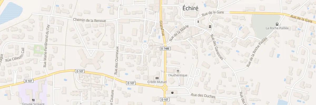 Plan du 103B Grand’rue à Échiré