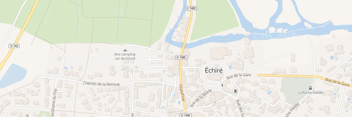 Plan du 279 Grand’rue à Échiré