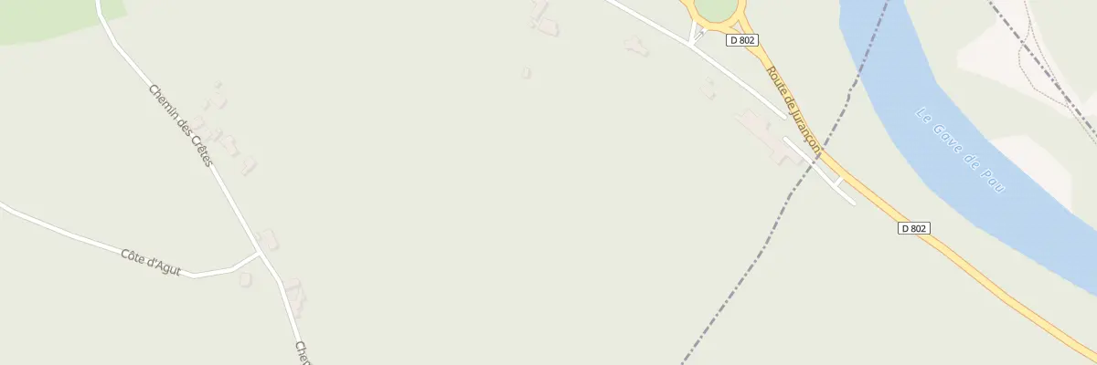 Plan du 58 Rte de Jurancon à Jurançon