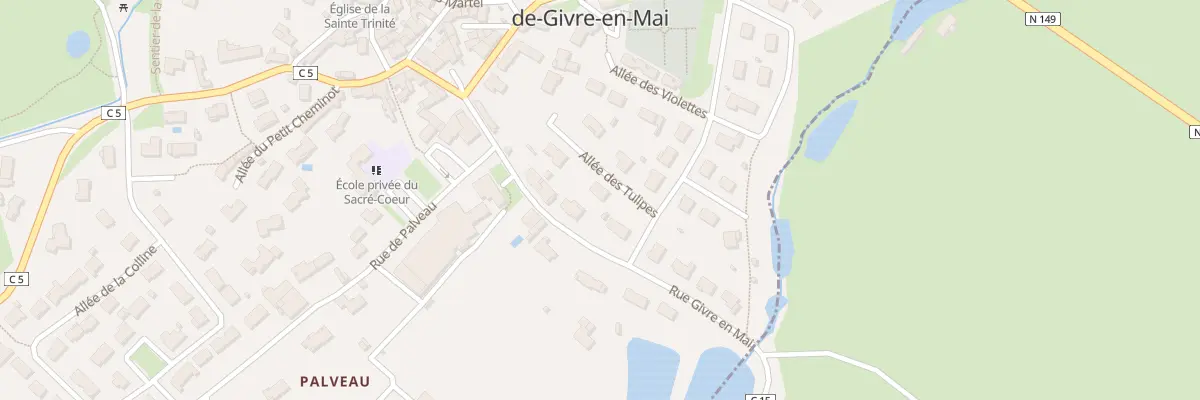 Plan du 3 All des Tulipes St Sauveur à Bressuire