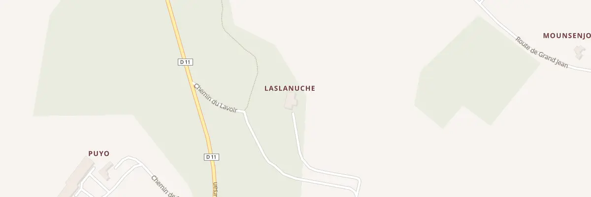 Plan du 381 Che du Lavoir à Larrivière-Saint-Savin
