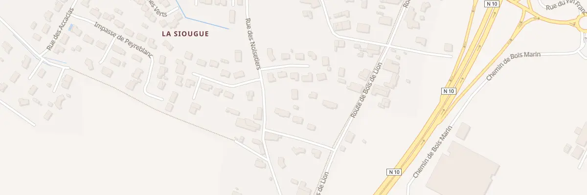 Plan du 39 Bois de Lion à Peujard