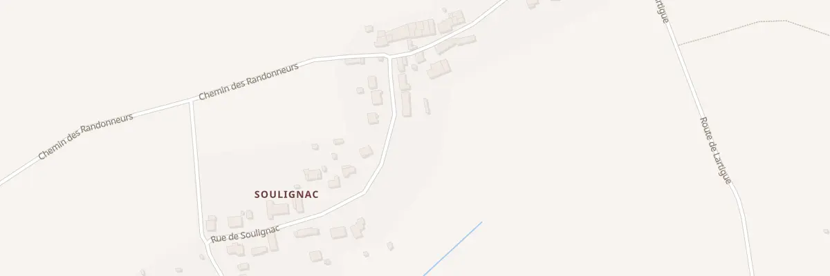 Plan du 23 Soulignac à Peujard