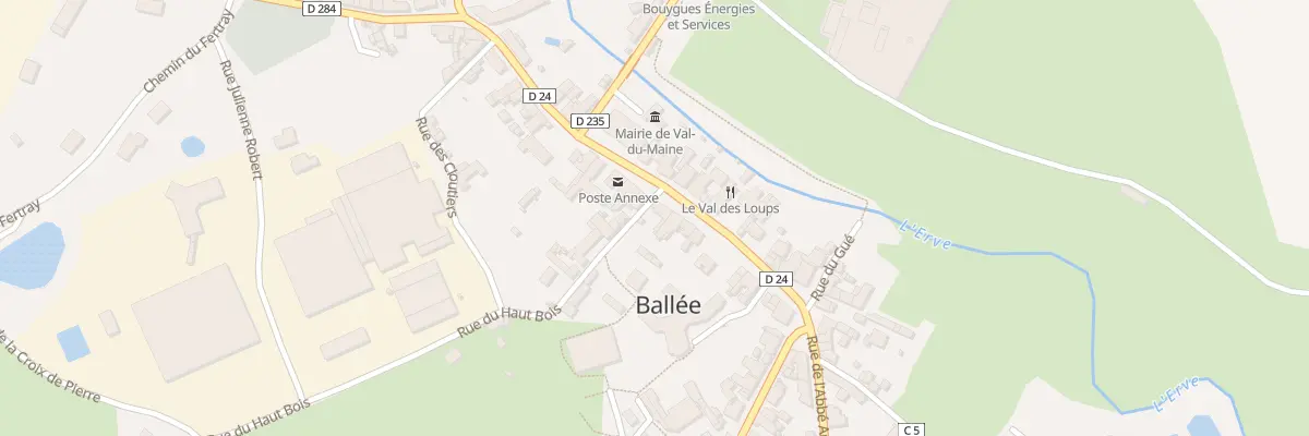 Plan du 50 Rue du Mal Leclerc à Val-du-Maine