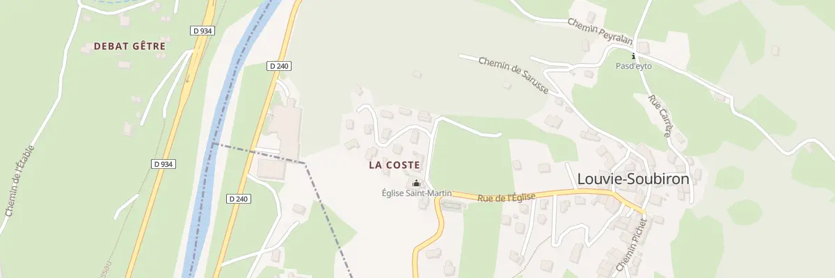 Plan du 3 Lot Les Balcons de Louvie à Louvie-Soubiron