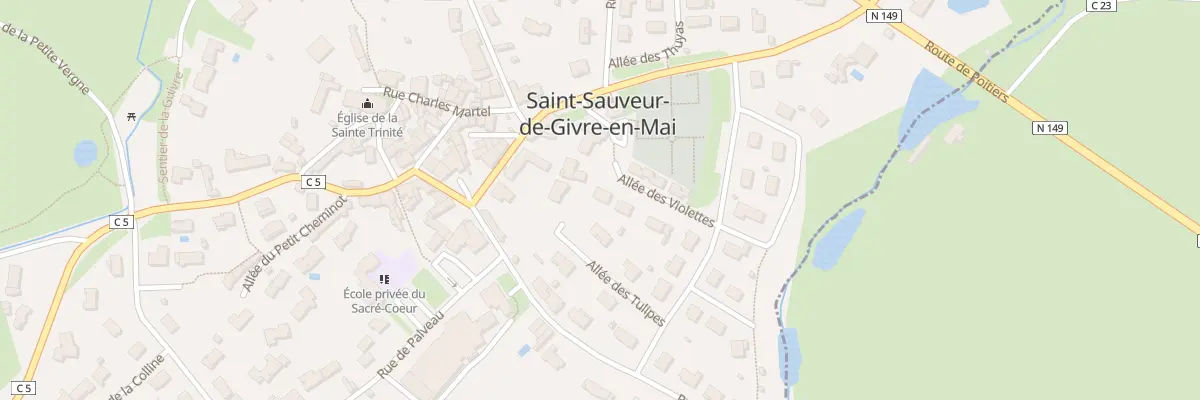 Plan du 7 All des Violettes St Sauveur à Bressuire