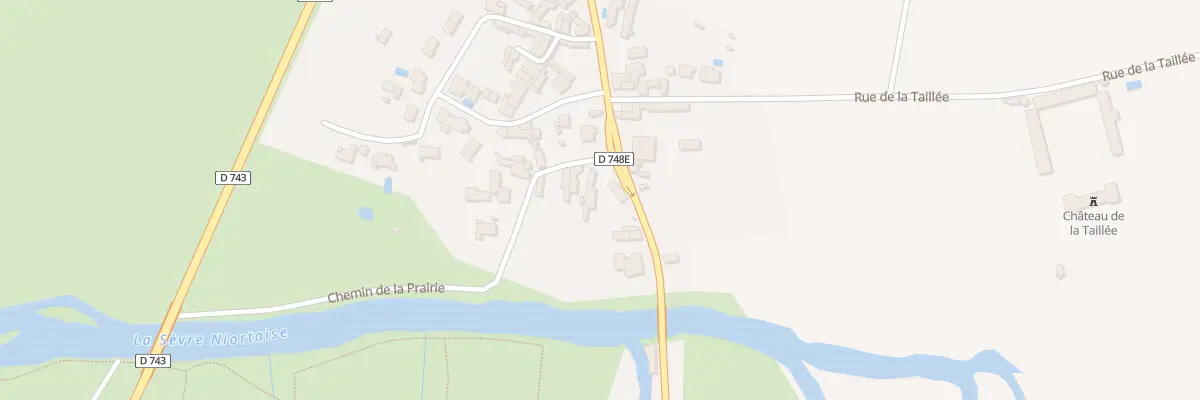 Plan du 3 Che de la Prairie à Échiré