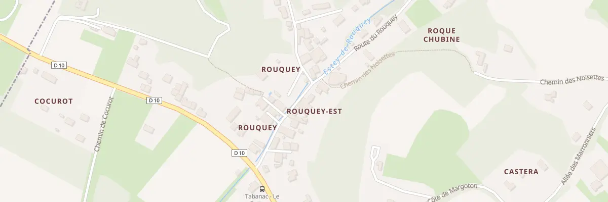 Plan du 579 Rte du Rouquey à Tabanac