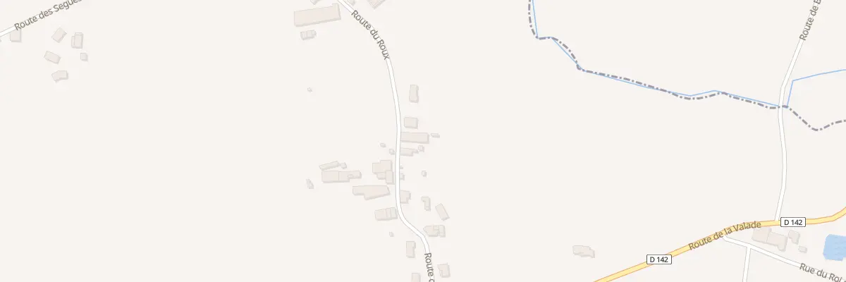 Plan du 11B Le Roux Est à Peujard