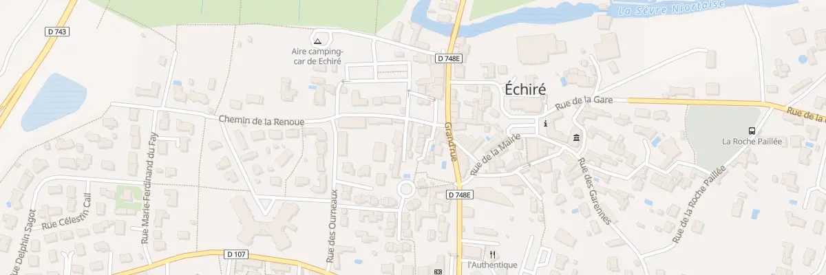 Plan du 37 Rue de la Poste à Échiré
