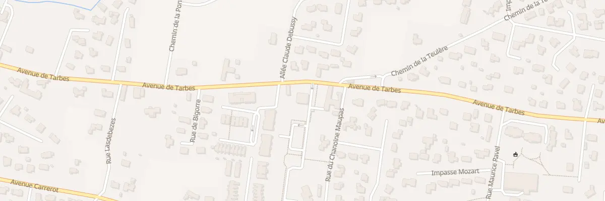 Plan du 34 Av de Tarbes à Lescar