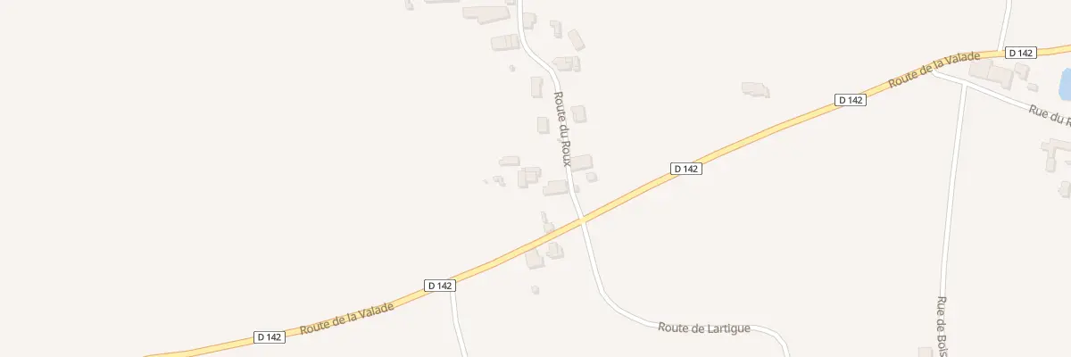 Plan du 24 Le Roux à Peujard