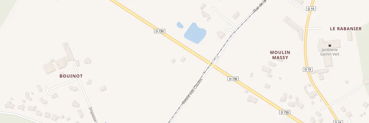Plan du 1 Rte de Mirambeau à Souméras