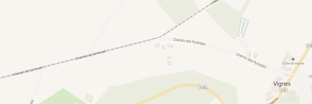 Plan du 624 Che des Pyrenees à Vignes