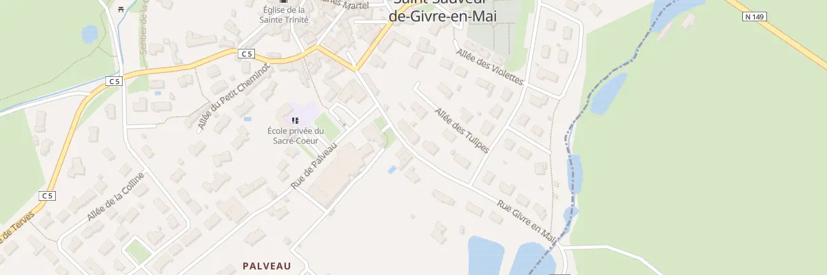 Plan du 13 Rue Givre En Mai Saint Sauveur à Bressuire