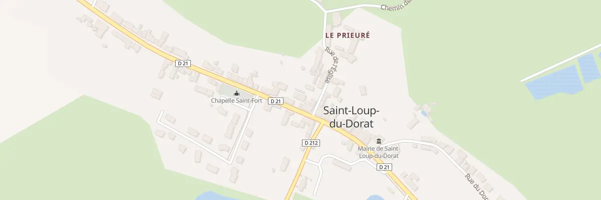 Plan du 24 Rue Principale à Saint-Loup-du-Dorat