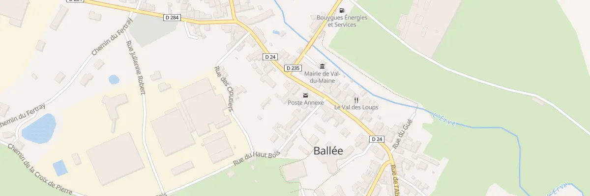 Plan du 40 Rue du Mal Leclerc à Val-du-Maine