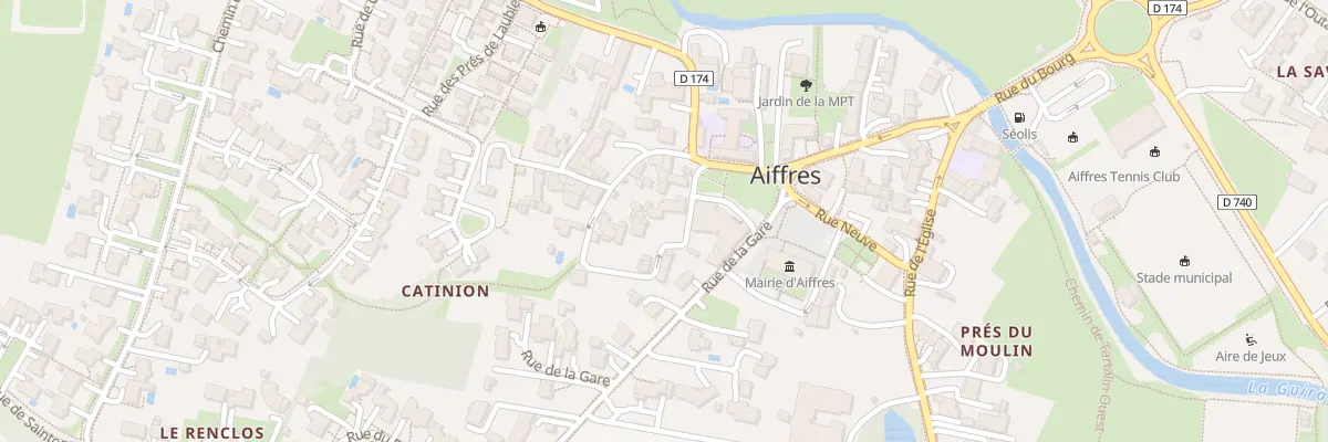 Plan du 241 Rue de la Baraudrie à Aiffres
