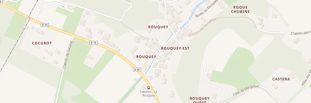 Plan du 640 Rte du Rouquey à Tabanac