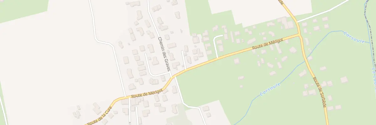 Plan du 22 Rte de Mérigot à Montussan