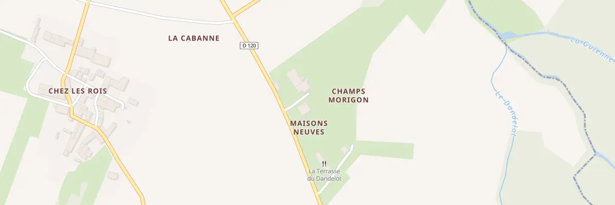 Plan du 5165 La Maison Neuve à Authon-Ébéon