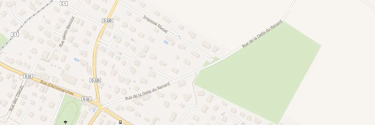 Plan du 13 Rue de la Delle du Renard à Saint-Contest