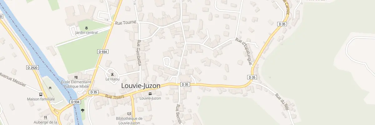 Plan du 6 Rue du General Peyregne à Louvie-Juzon