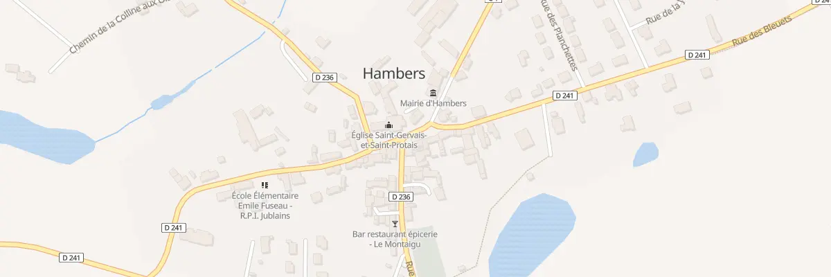 Plan du 2 Rue des Bleuets à Hambers