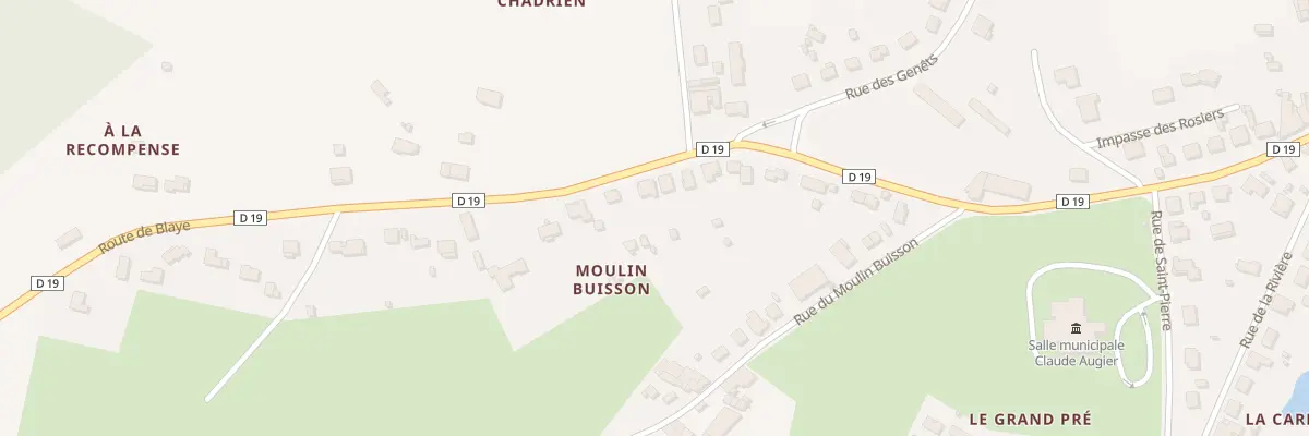 Plan du 31 Rte de Blaye à Montendre