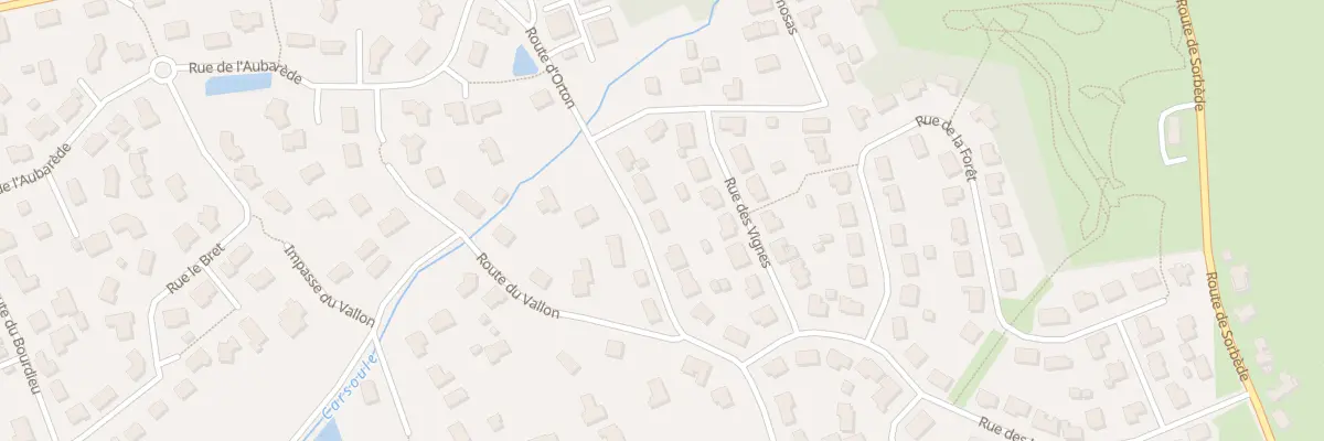 Plan du 23 Rte d’Orton à Montussan