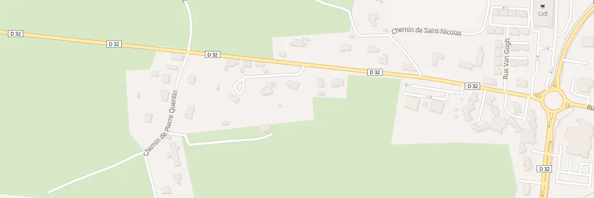 Plan du 61 Rte de Neau Evron à Évron