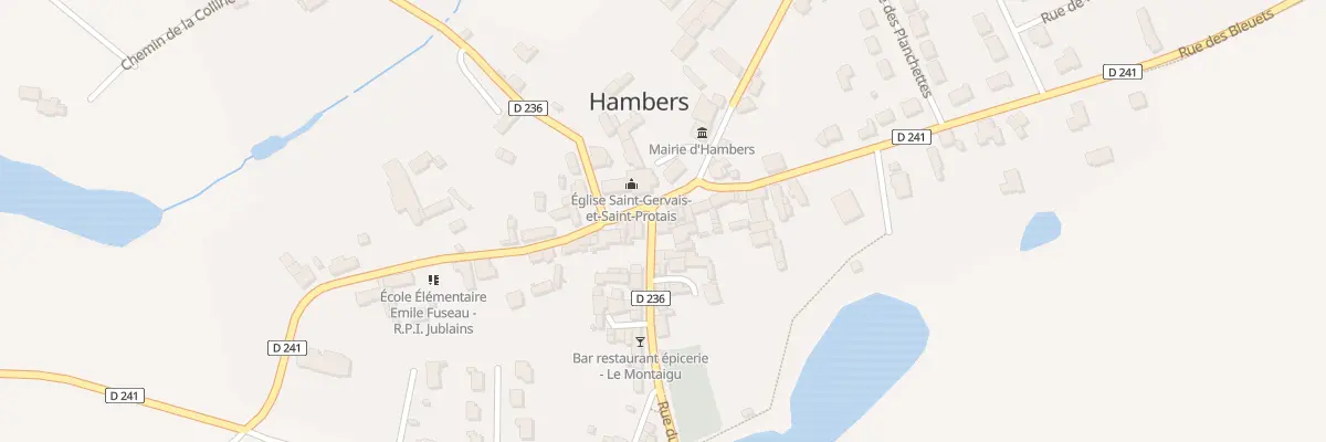 Plan du 1 Rue du Montaigu à Hambers