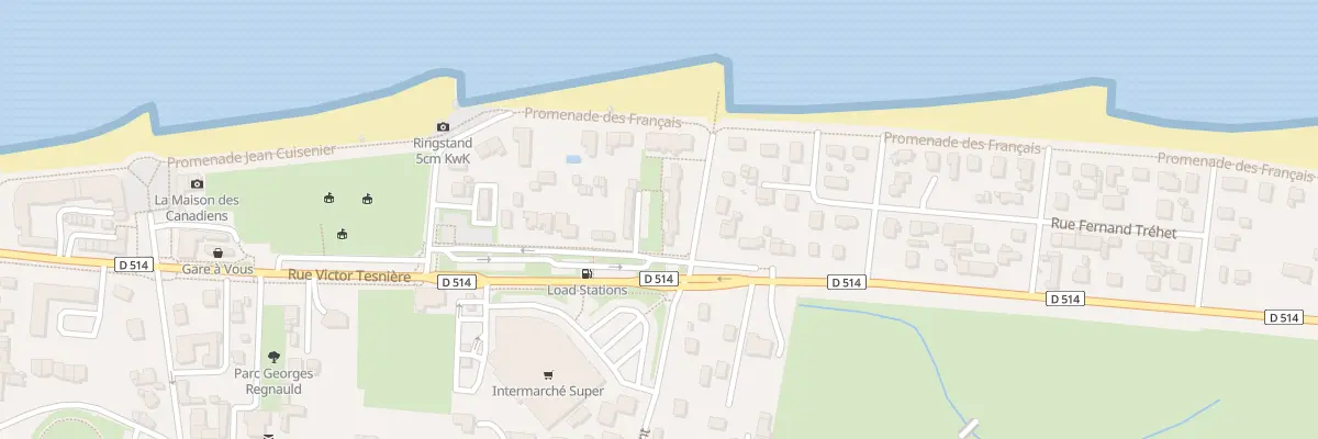 Plan du 5928 Voie du Débarquement à Bernières-sur-Mer
