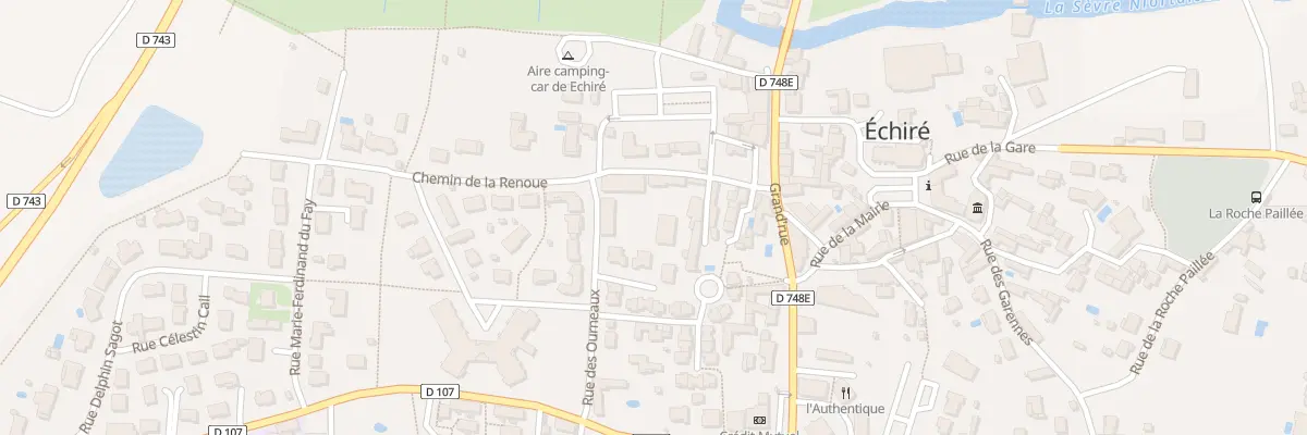 Plan du 67 Rue de la Poste à Échiré