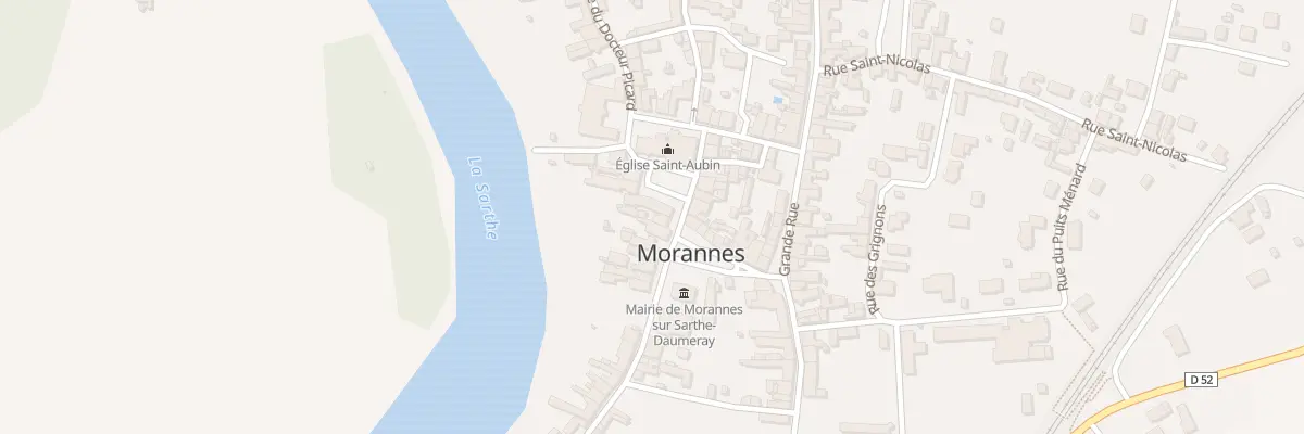 Plan du 9 Pl Charles de Gaulle à Morannes sur Sarthe-Daumeray