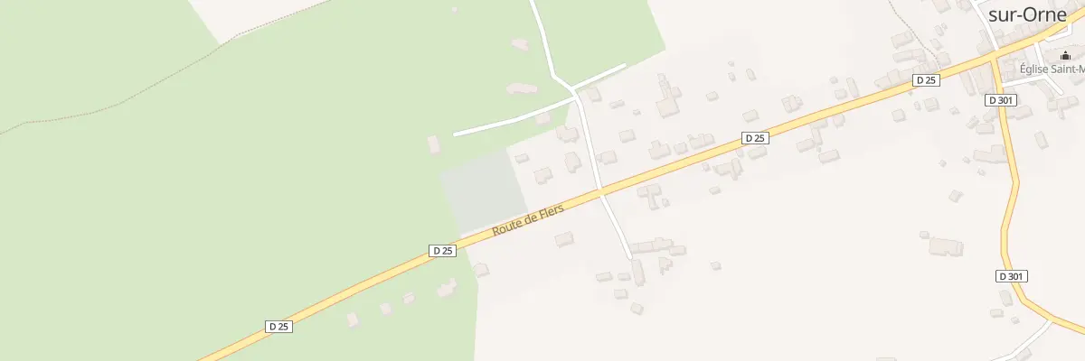 Plan du 44 Rte de Flers à Ménil-Hubert-sur-Orne