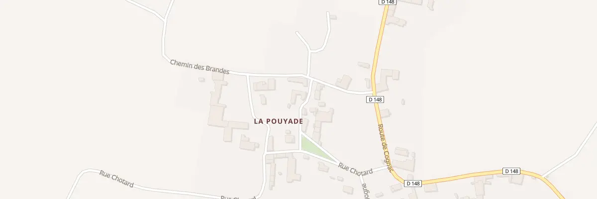 Plan du 7 Rue La Pouyade à Jarnac-Champagne