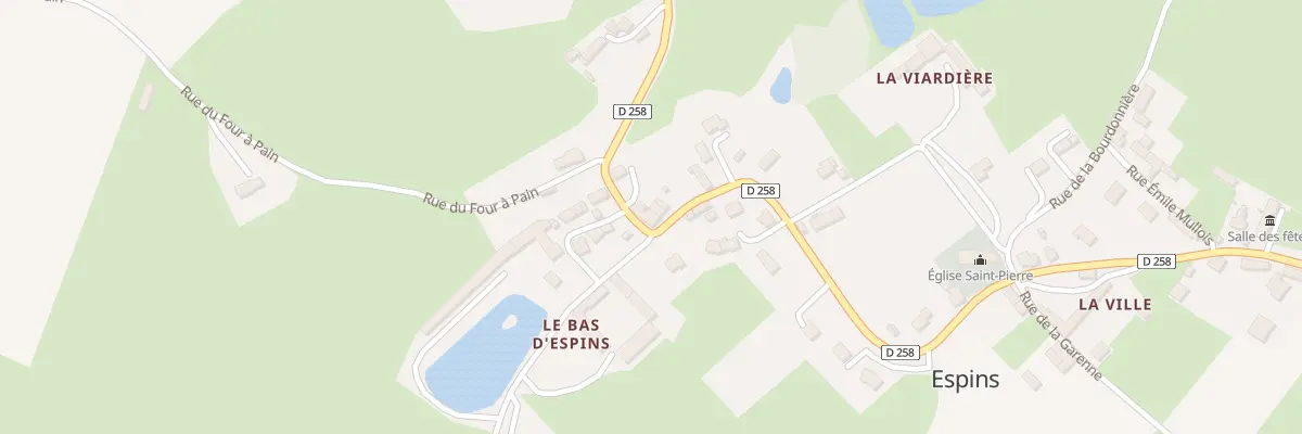 Plan du 2 Rue des Longs Bosquets à Espins