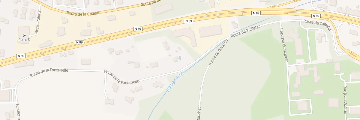 Plan du 38 Rte de la Fontenelle à Montussan