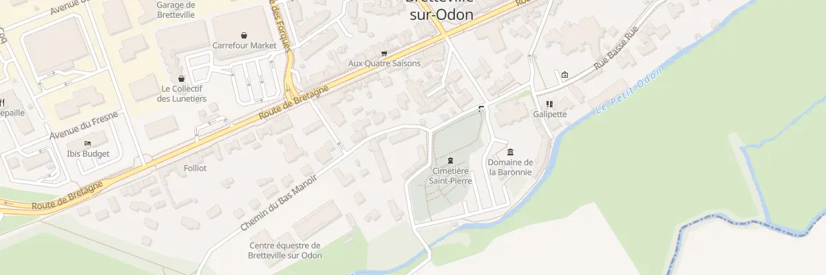 Plan du 2 Che du Moulin d’Ardennes à Bretteville-sur-Odon