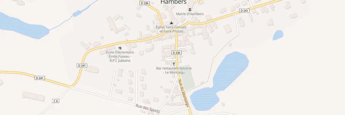 Plan du 13 Rue du Montaigu à Hambers