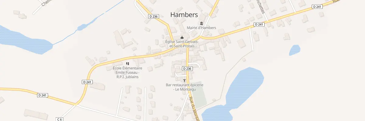 Plan du 7 Rue du Montaigu à Hambers