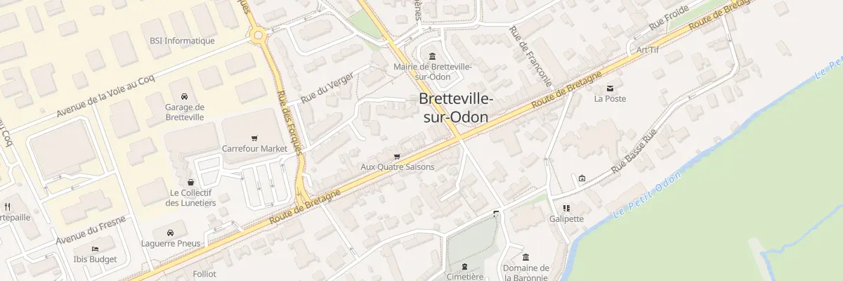 Plan du 170 Rte de Bretagne à Bretteville-sur-Odon