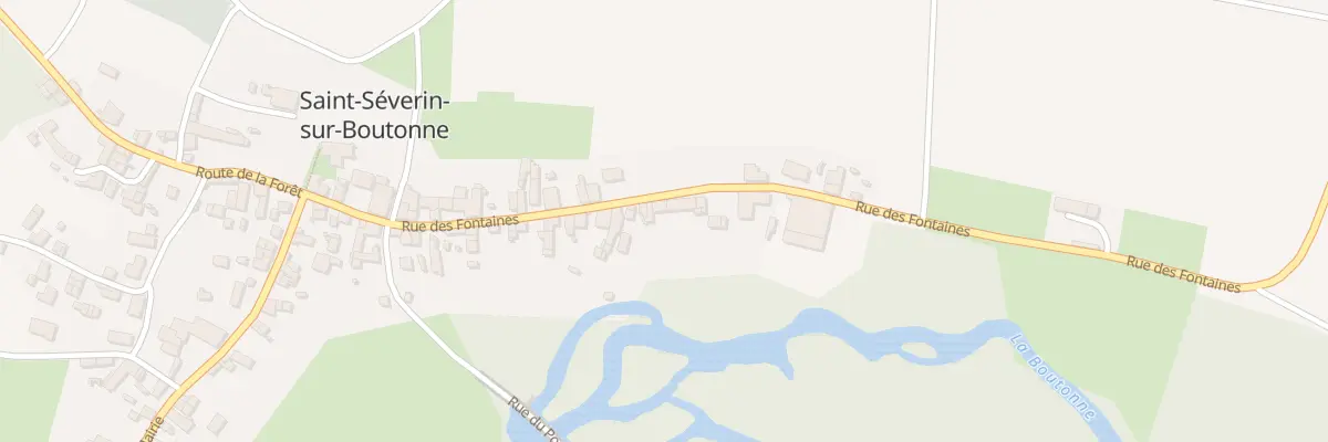 Plan du 34 Rue des Fontaines à Saint-Séverin-sur-Boutonne